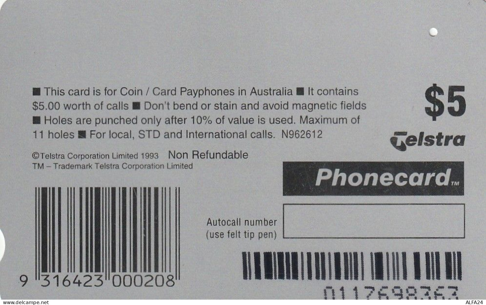 PHONE CARD AUSTRALIA  (CZ2256 - Australia
