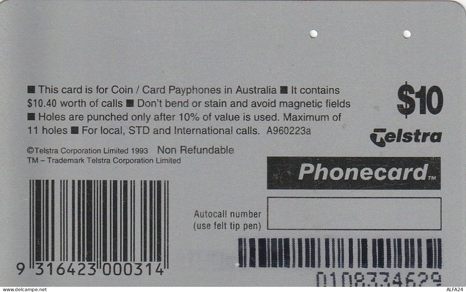 PHONE CARD AUSTRALIA  (CZ2263 - Australien
