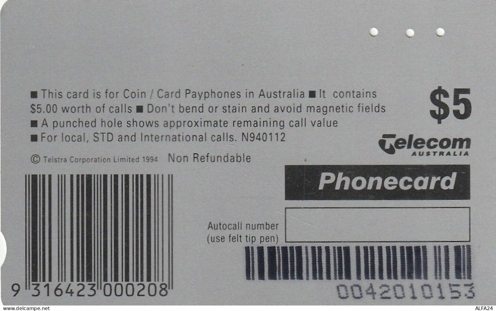 PHONE CARD AUSTRALIA  (CZ2254 - Australie