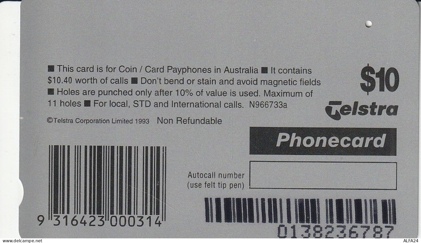 PHONE CARD AUSTRALIA  (CZ2249 - Australië
