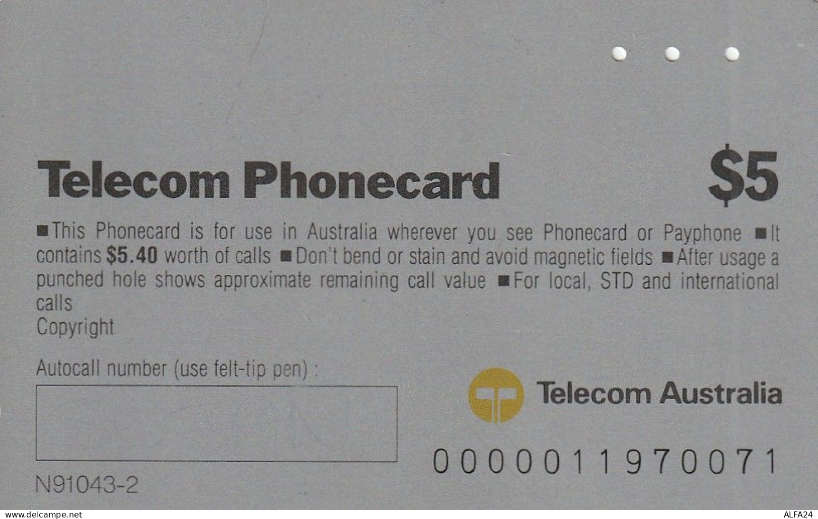 PHONE CARD AUSTRALIA  (CZ2245 - Australia
