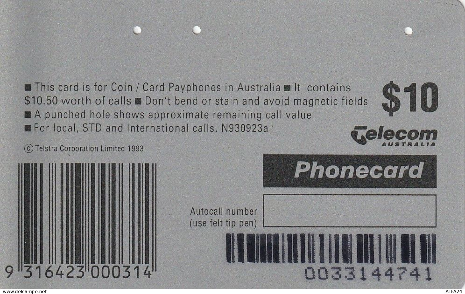 PHONE CARD AUSTRALIA  (CZ2237 - Australië