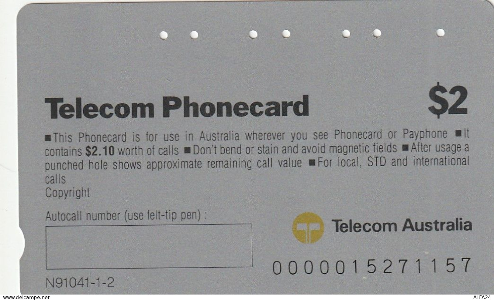 PHONE CARD AUSTRALIA  (CZ2243 - Australië