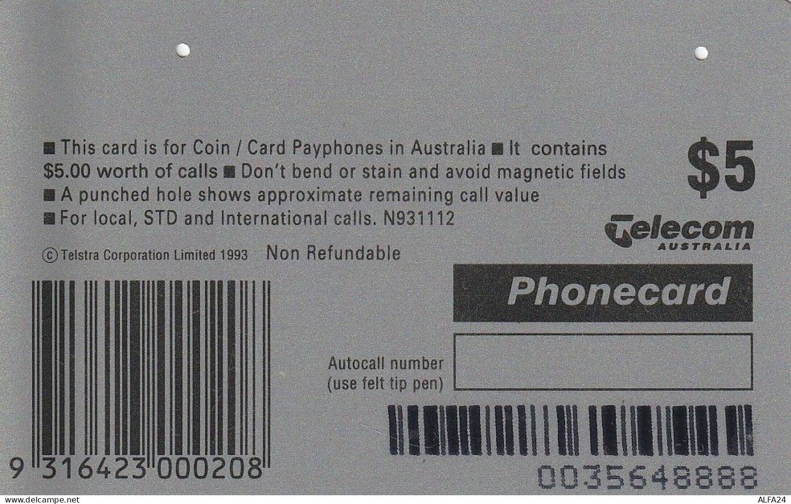 PHONE CARD AUSTRALIA  (CZ2235 - Australie