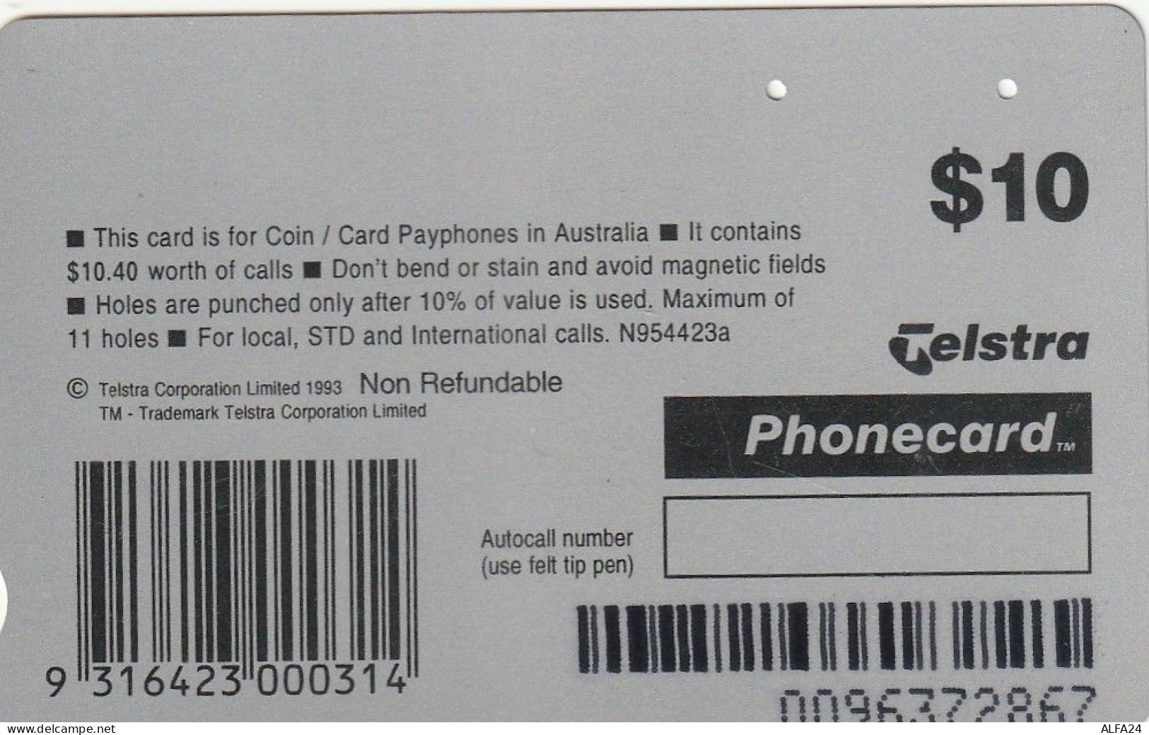 PHONE CARD AUSTRALIA  (CZ2230 - Australië