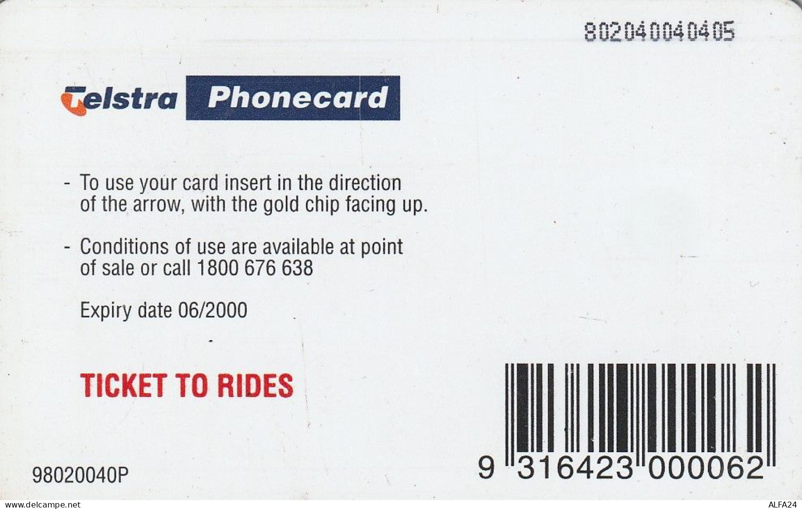 PHONE CARD AUSTRALIA  (CZ2221 - Australie