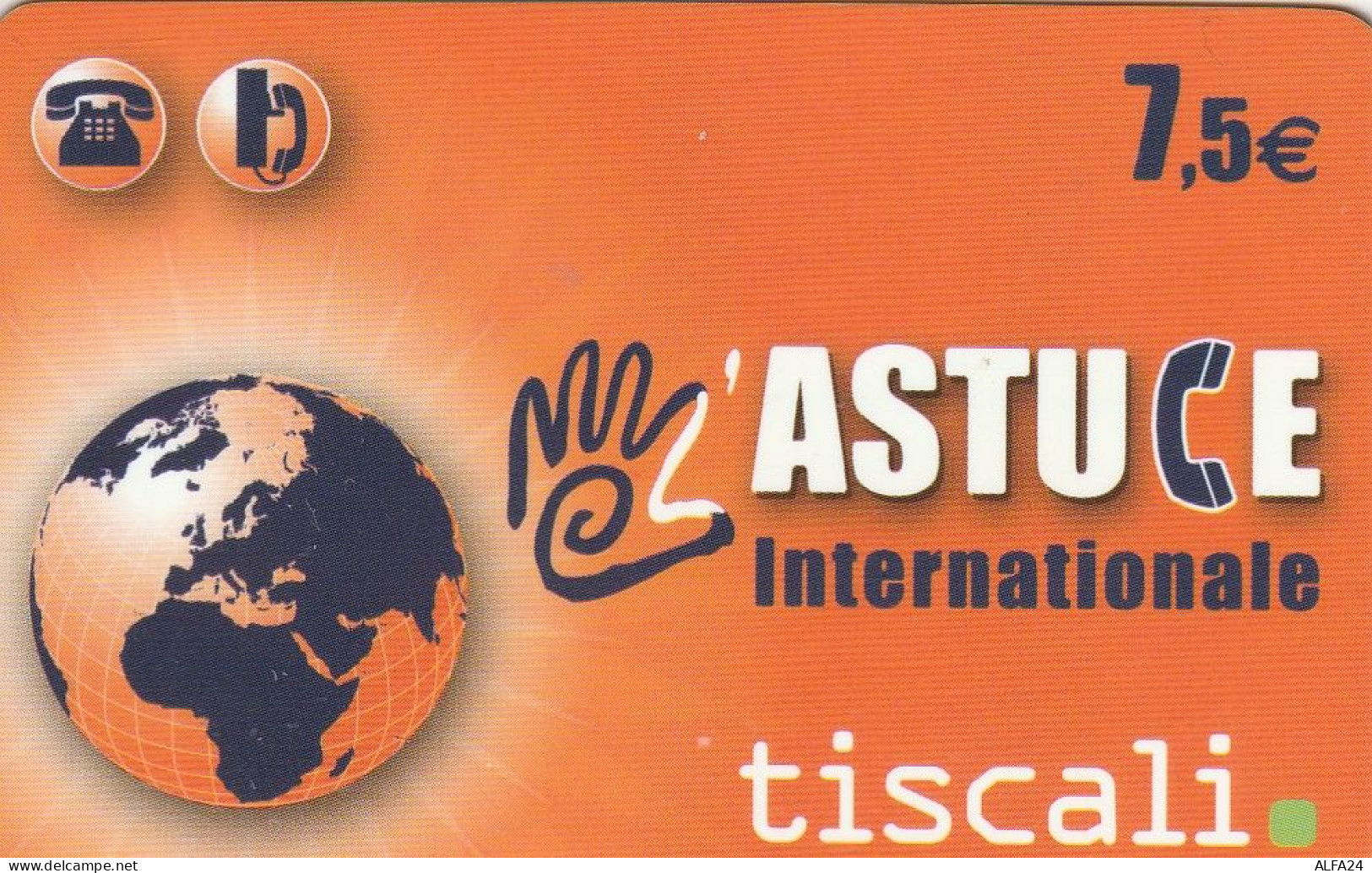 PREPAID PHONE CARD FRANCIA TISCALI (CZ2215 - Other & Unclassified