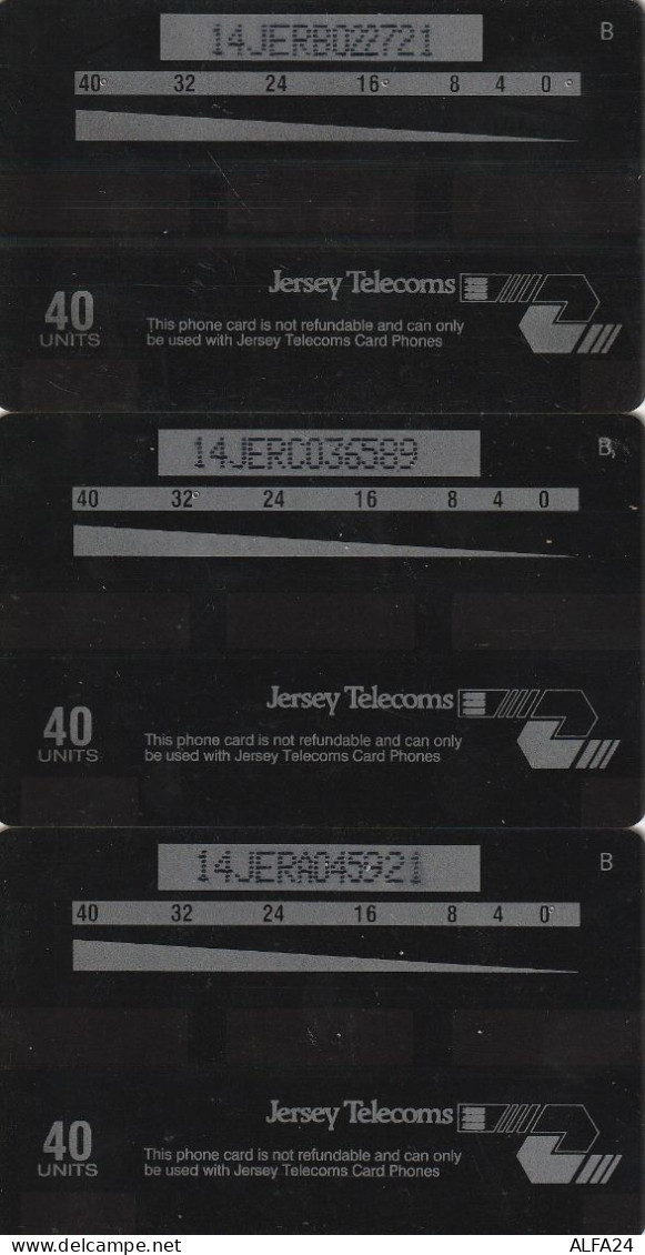 3 PHONE CARD JERSEY  (CZ2175 - Jersey Et Guernesey