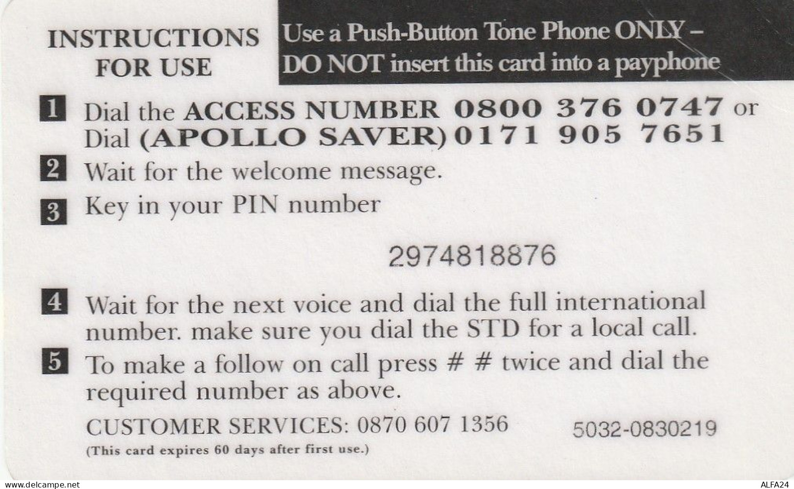 PREPAID PHONE CARD ITALIA  (CZ2158 - Publiques Ordinaires