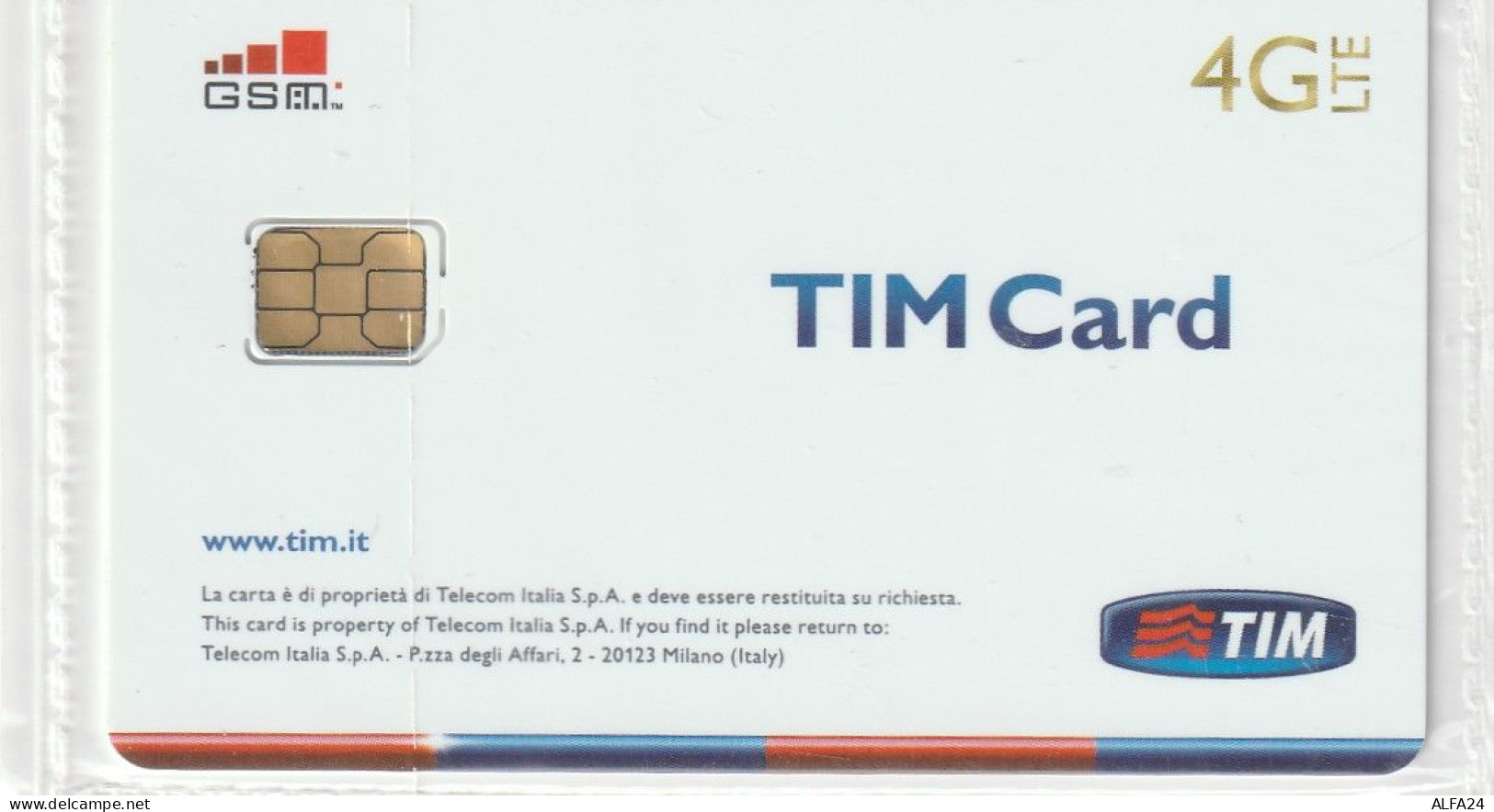 GSM SIM TIM   (CZ2147 - [2] Sim Cards, Prepaid & Refills