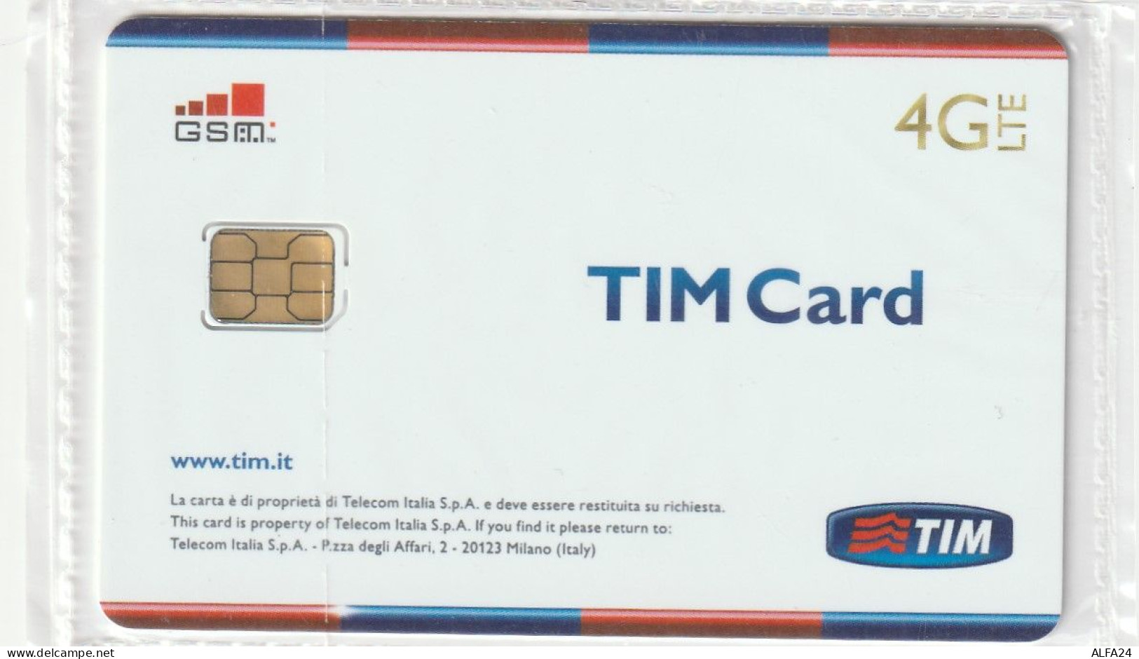 GSM SIM TIM   (CZ2145 - [2] Sim Cards, Prepaid & Refills