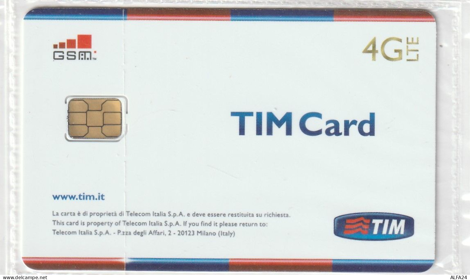 GSM SIM TIM   (CZ2143 - [2] Sim Cards, Prepaid & Refills