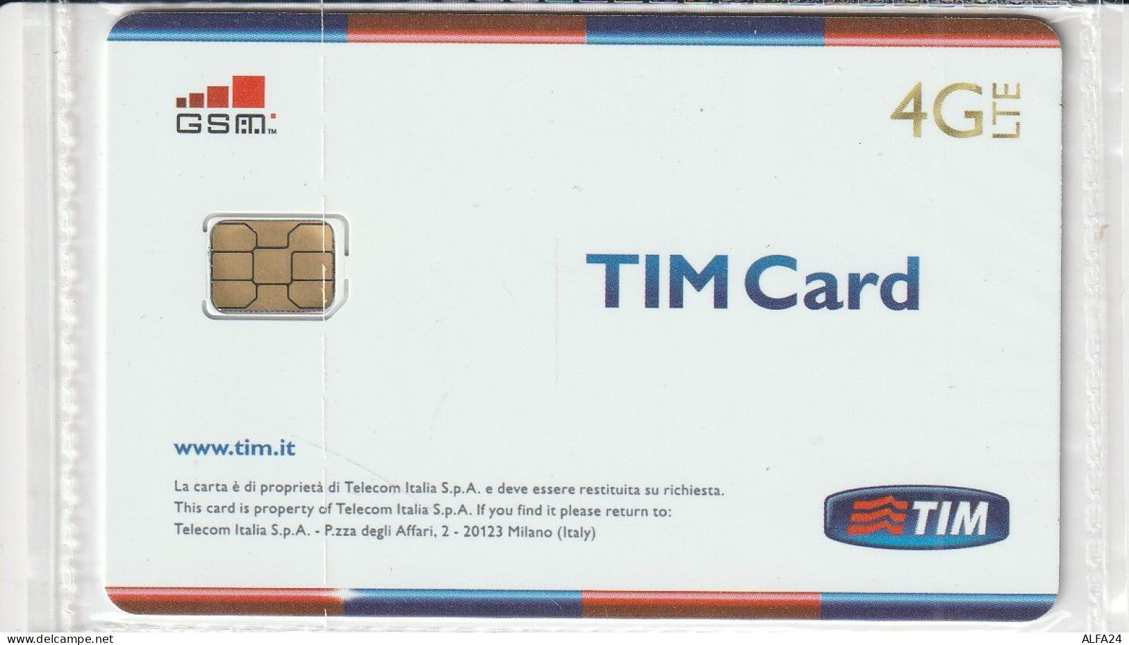 GSM SIM TIM   (CZ2138 - [2] Handy-, Prepaid- Und Aufladkarten