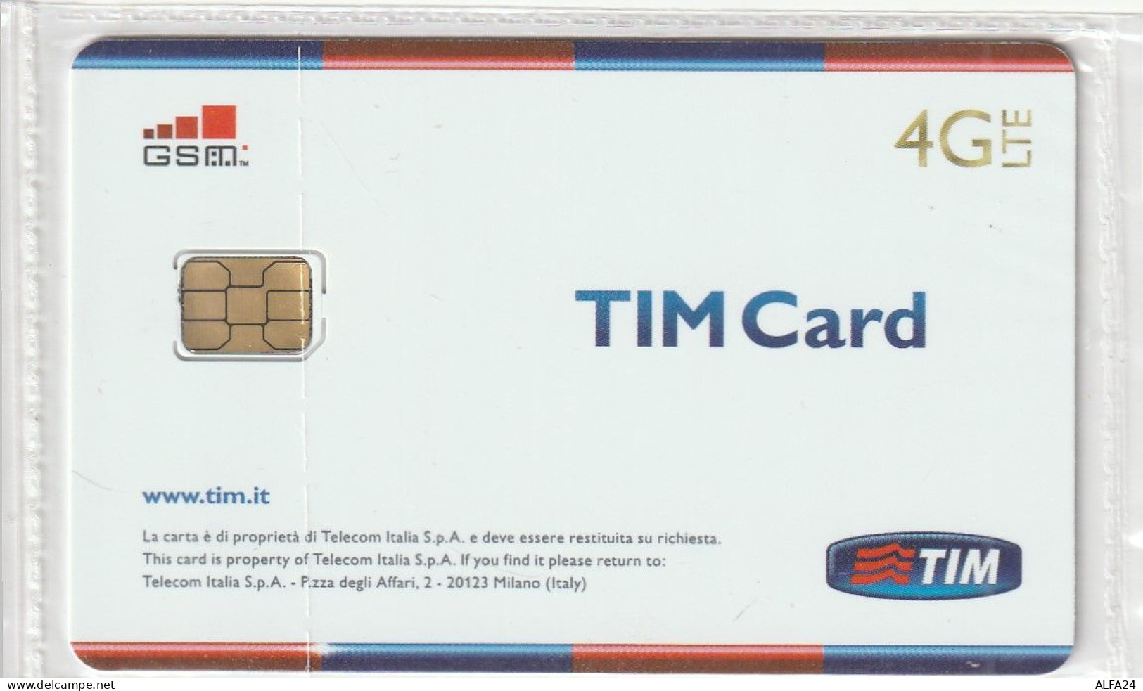 GSM SIM TIM   (CZ2140 - [2] Handy-, Prepaid- Und Aufladkarten