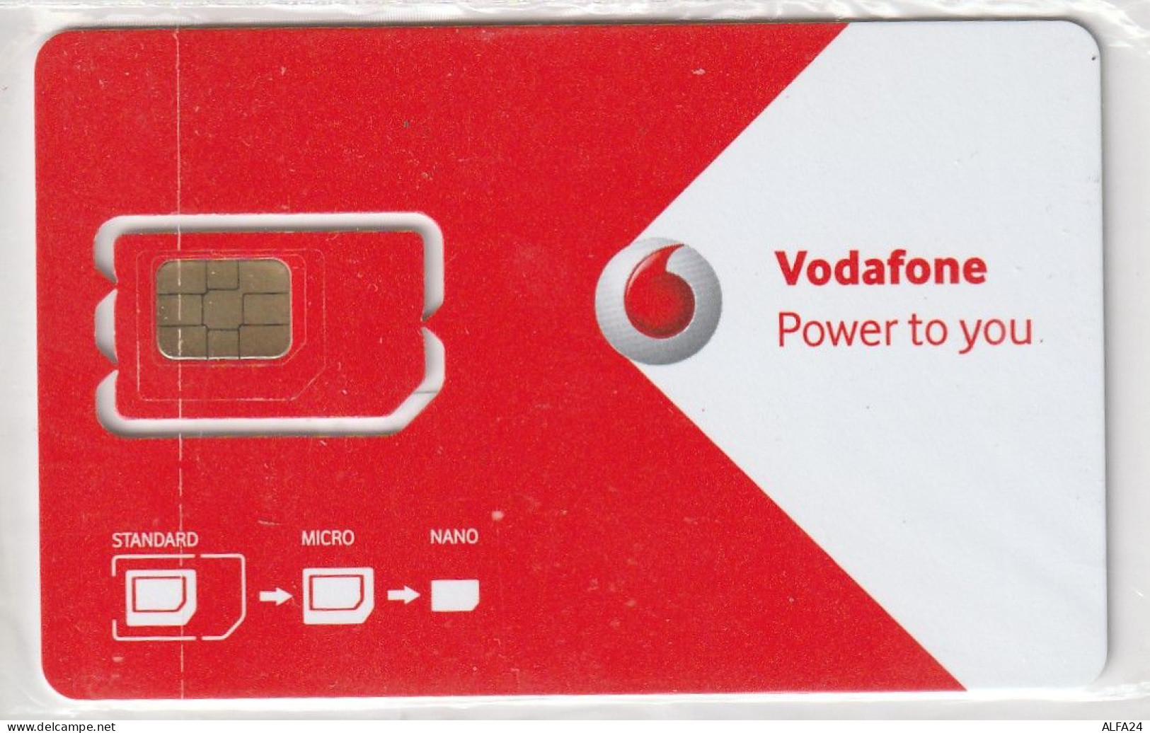 GSM SIM VODAFONE  (CZ2136 - [2] Handy-, Prepaid- Und Aufladkarten