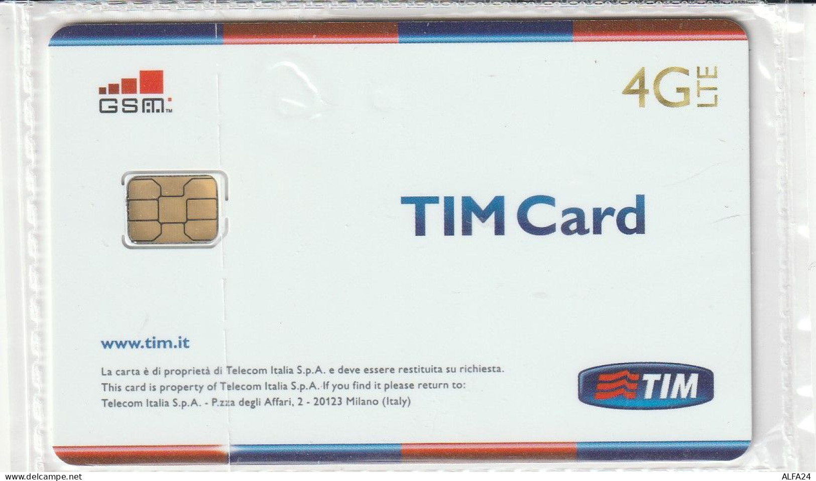 GSM SIM TIM   (CZ2139 - [2] Handy-, Prepaid- Und Aufladkarten