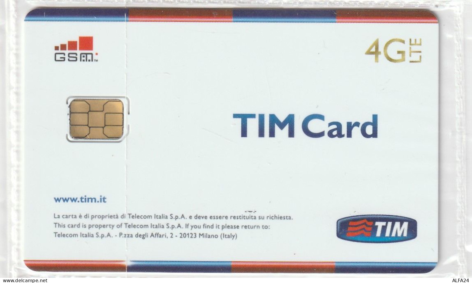 GSM SIM TIM   (CZ2135 - [2] Sim Cards, Prepaid & Refills