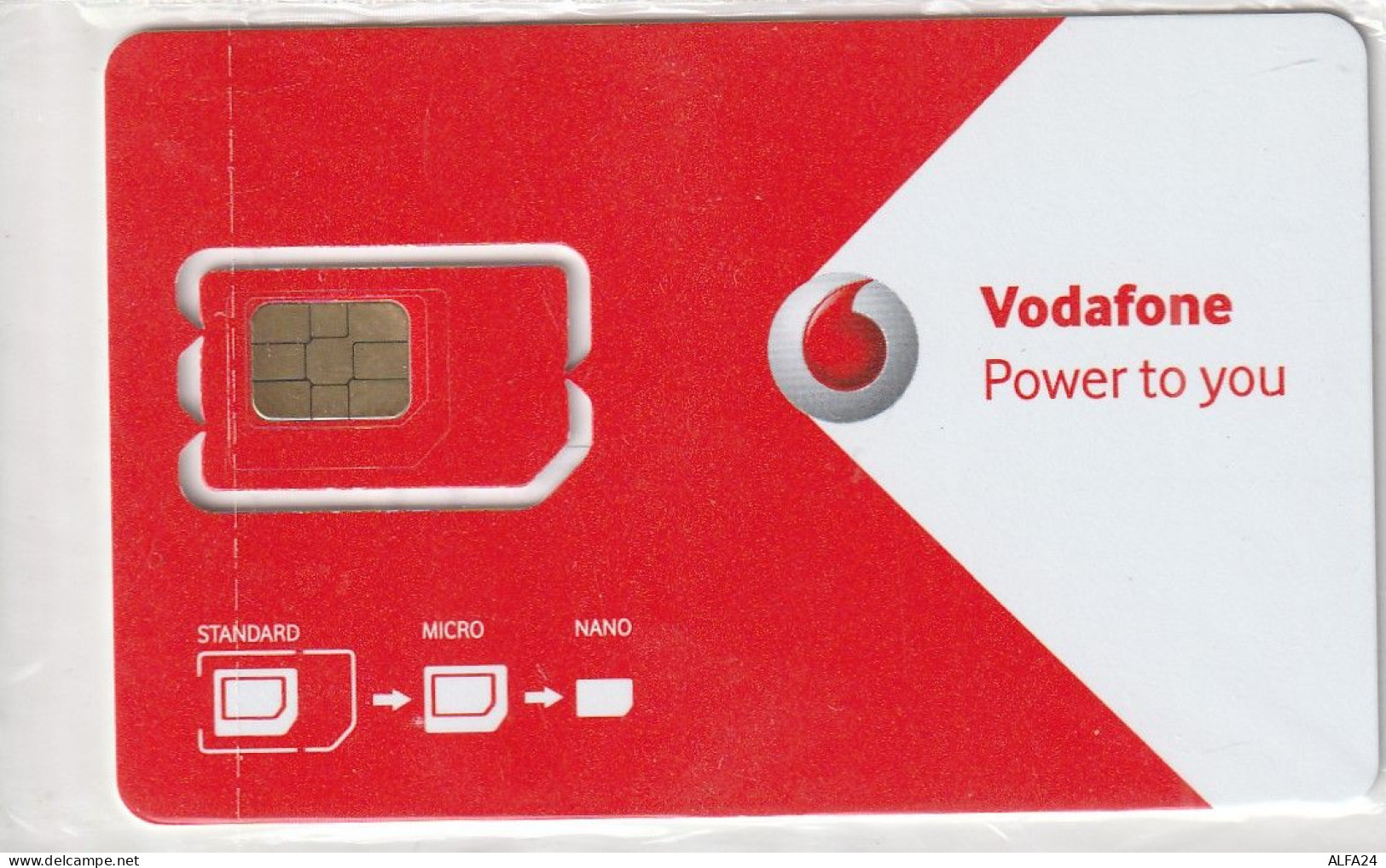 GSM SIM VODAFONE  (CZ2134 - Cartes GSM Prépayées & Recharges
