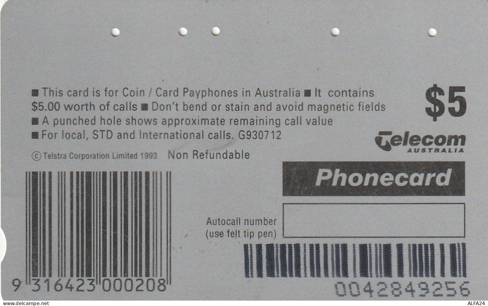 PHONE CARD AUSTRALIA  (CZ2081 - Australie