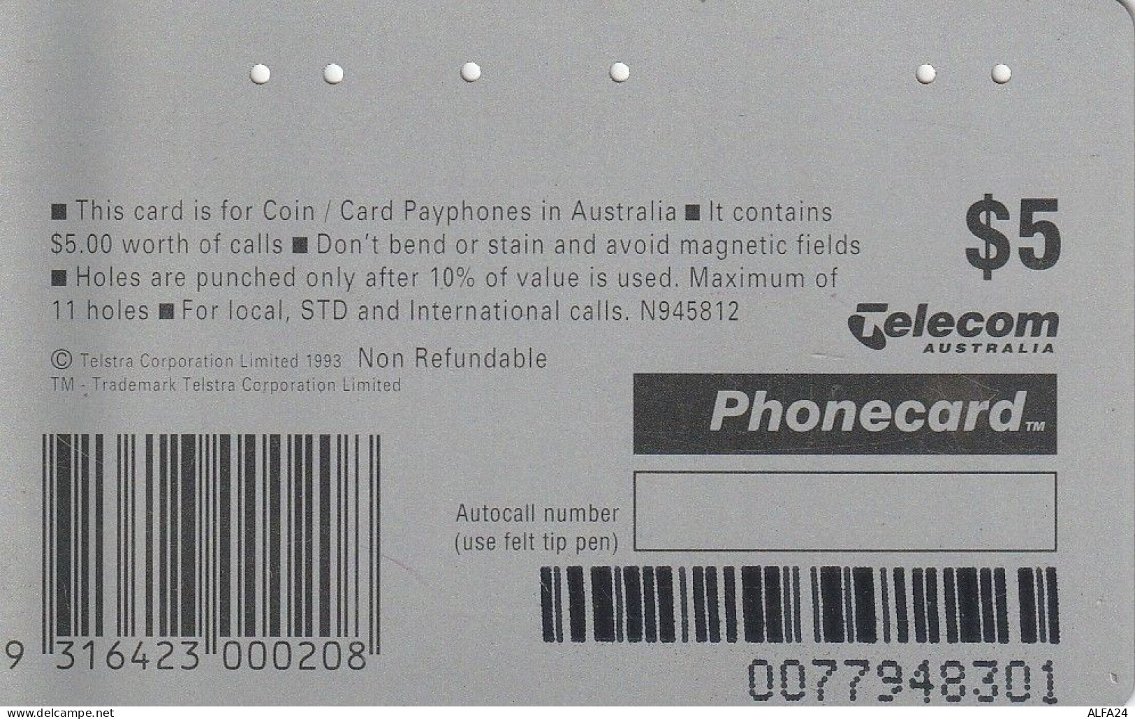 PHONE CARD AUSTRALIA  (CZ2086 - Australia