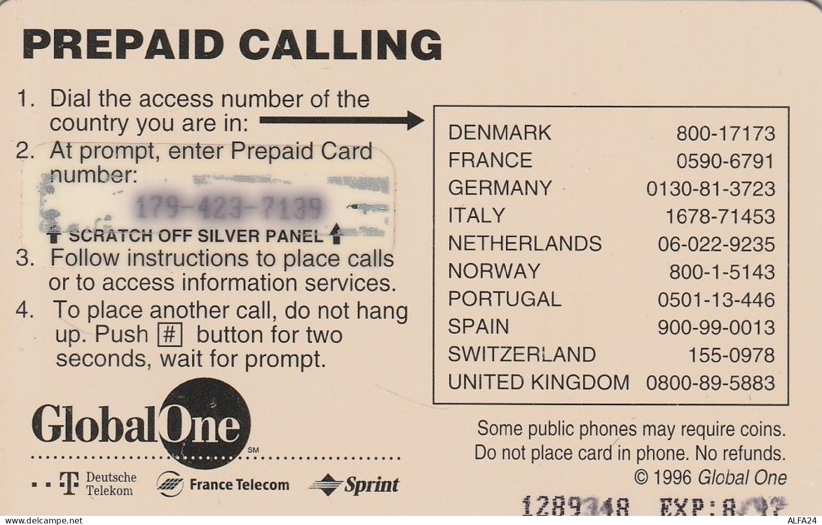 PREPAID PHONE CARD ITALIA  (CZ2076 - Publiques Ordinaires