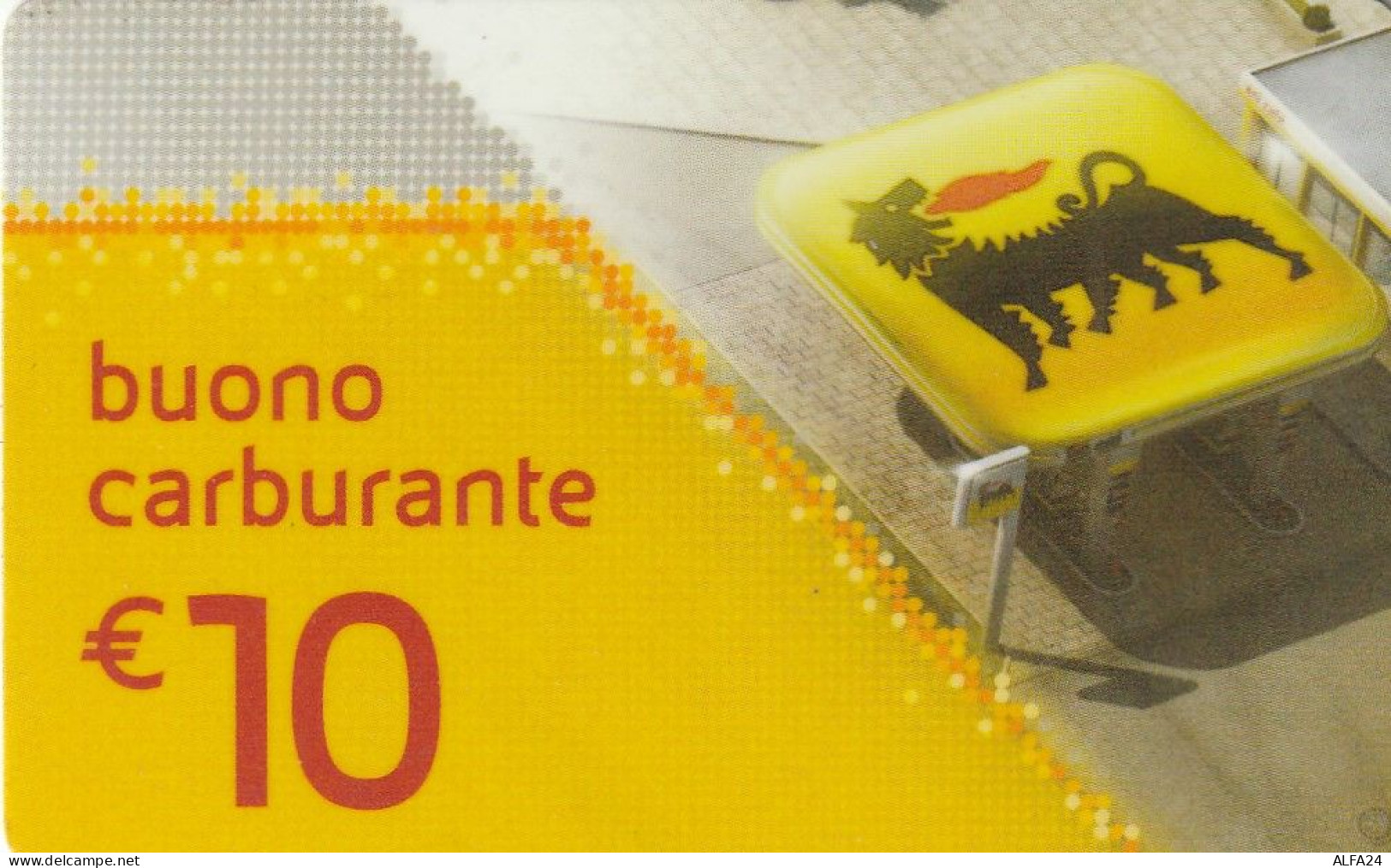 BUONO CARBURANTE E 10 -NON ATTIVO  (CZ2056 - Cartes Cadeaux