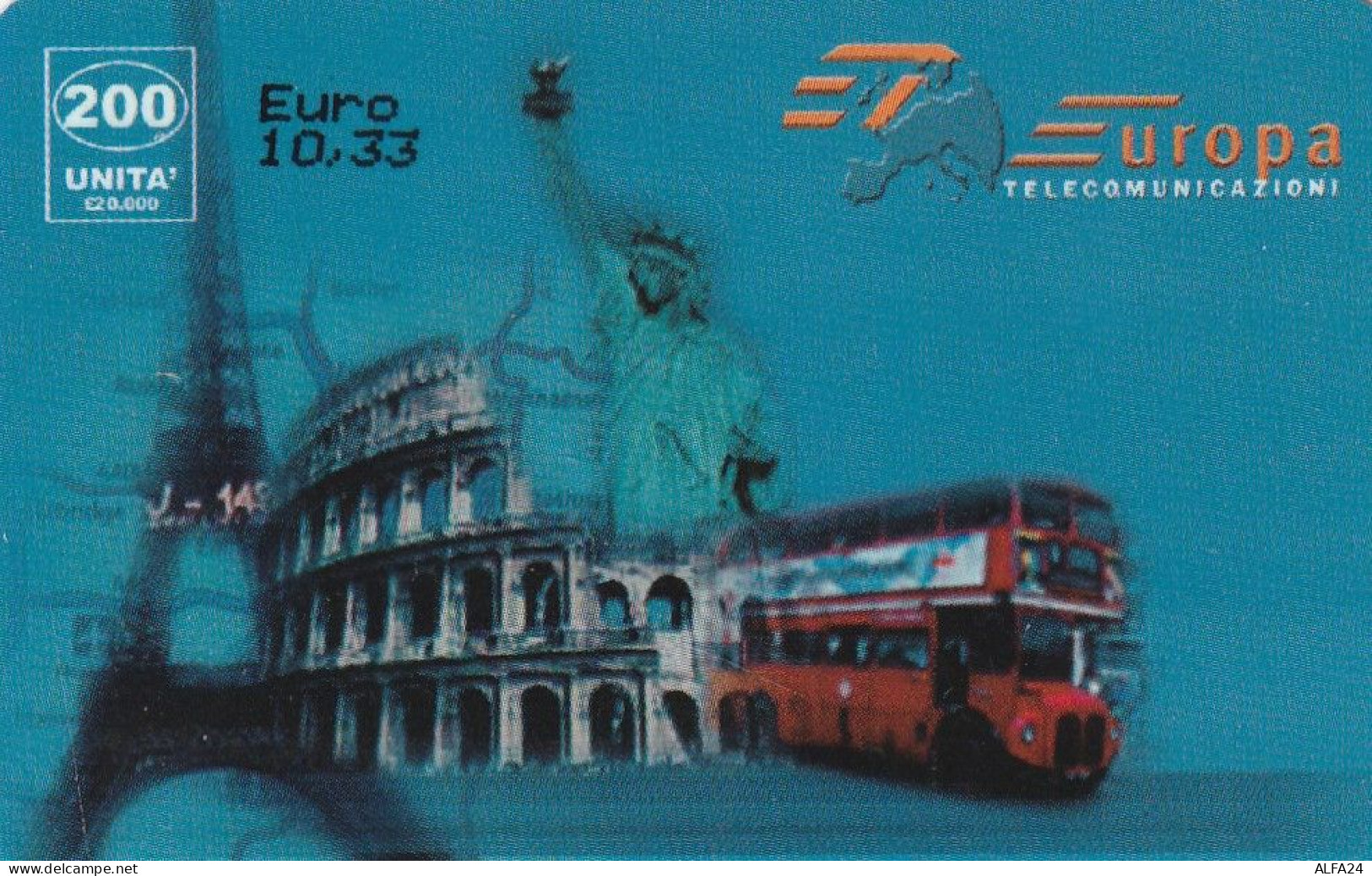PREPAID PHONE CARD ITALIA  (CZ2007 - Publiques Ordinaires