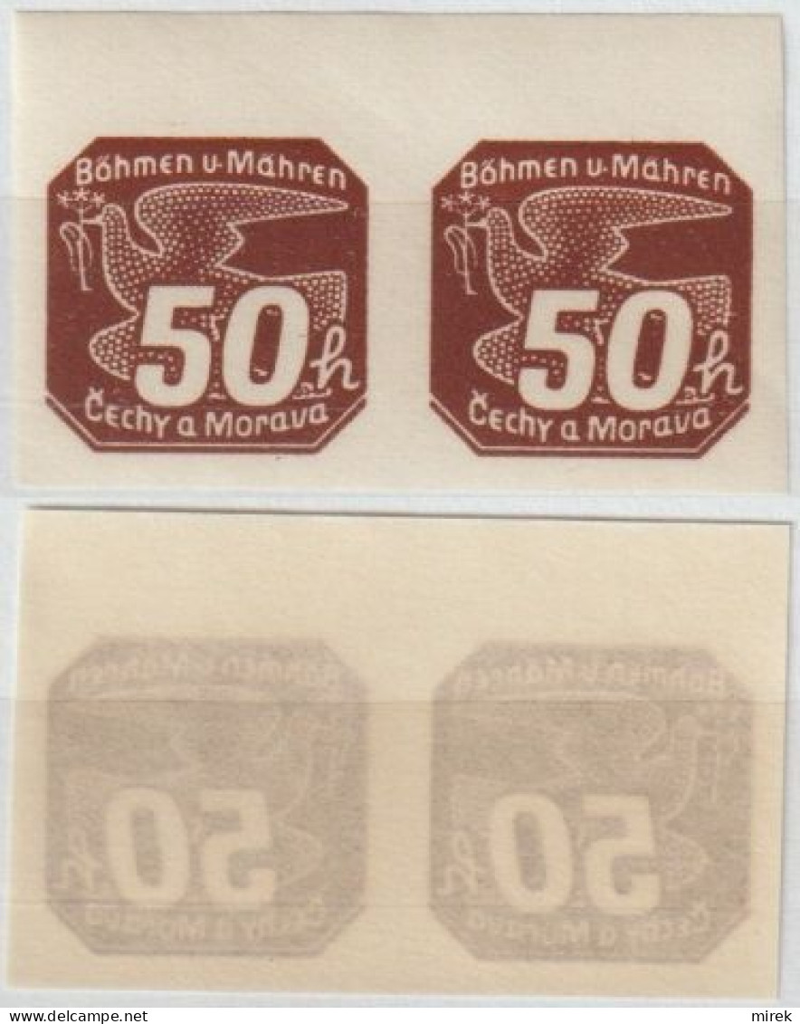 096/ Pof. NV 8, Translucent Paper - Unused Stamps