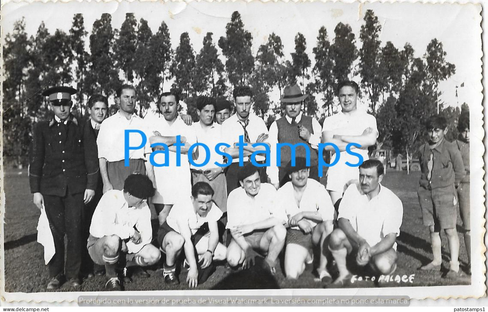 228506 ARGENTINA BUENOS AIRES NECOCHEA CLUB RIVADAVIA SOCCER FUTBOL TEAM AÑO 1935 PHOTO NO POSTAL POSTCARD - Argentine