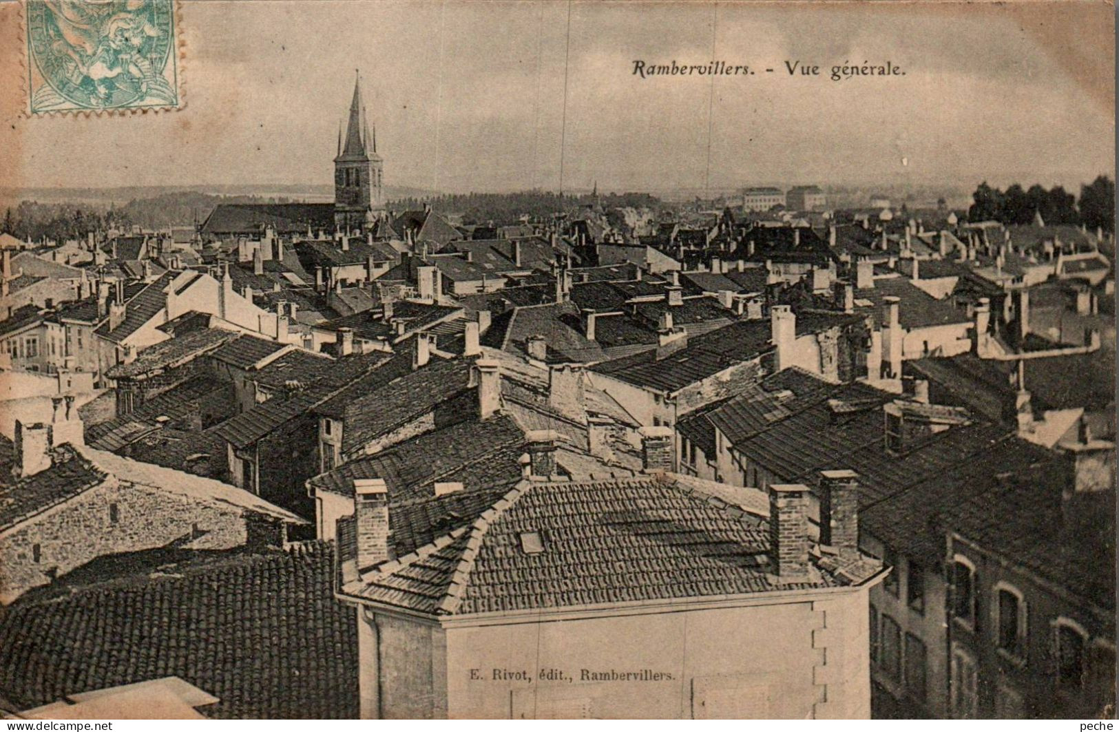 N°2423 W -cpa Rambervillers -vue Générale- - Rambervillers