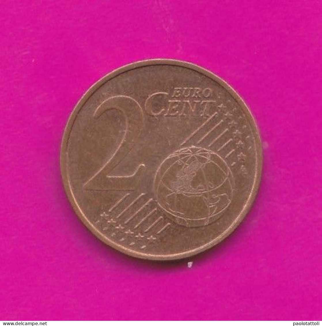 Germany, D 2020- 2 Euro Cent- Nickel Brass- Obverse Oak Leaf. Reverse Denomination- BB, VF, TTB, SS - - Germany