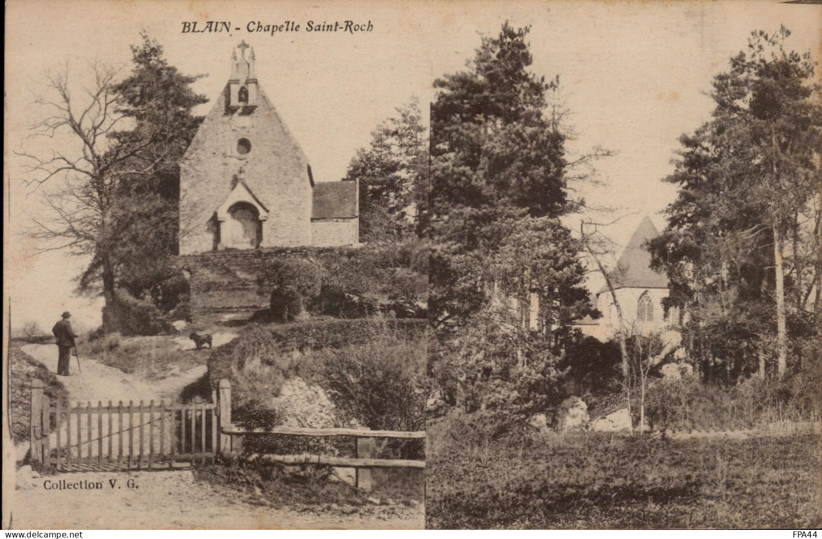 CPA BLAIN La Chapelle Saint Roch Divisée En 2 Images 1927 - Blain