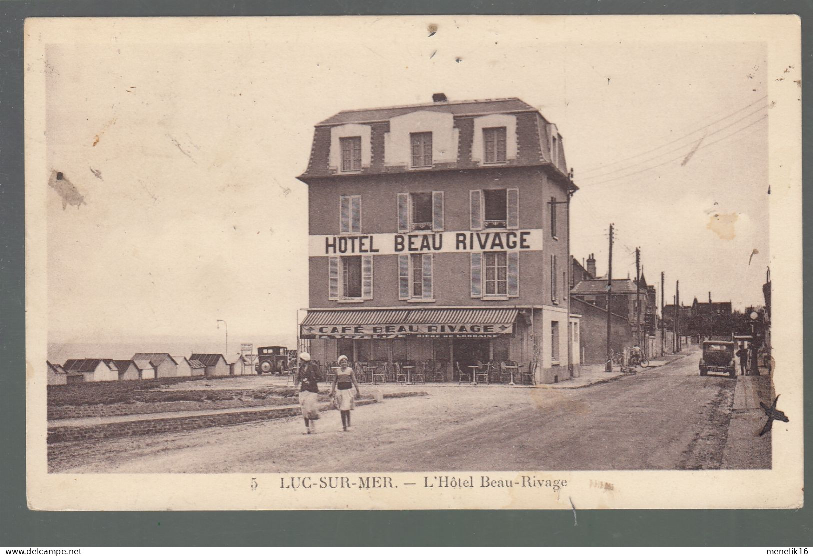 CP - 14 - Luc-sur-Mer - Hôtel Beau-Rivage - Luc Sur Mer