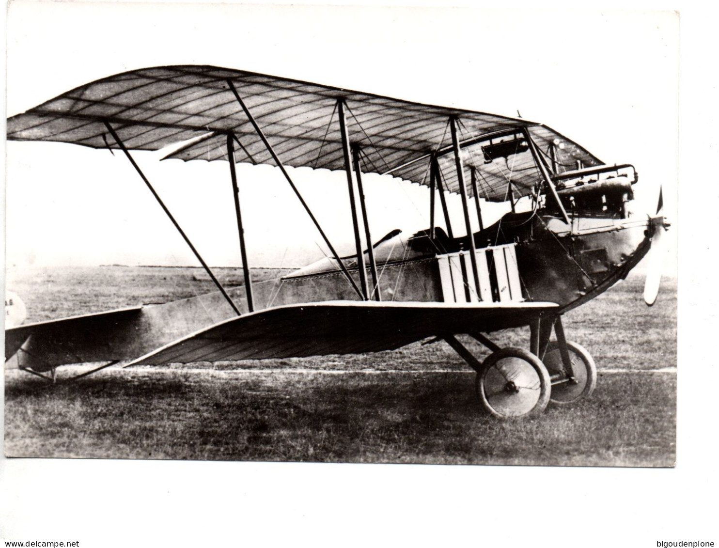 CP Aviation- Biplace De Reconnaissance Aviatik- Pub Transfusine Au Dos- - 1914-1918: 1a Guerra