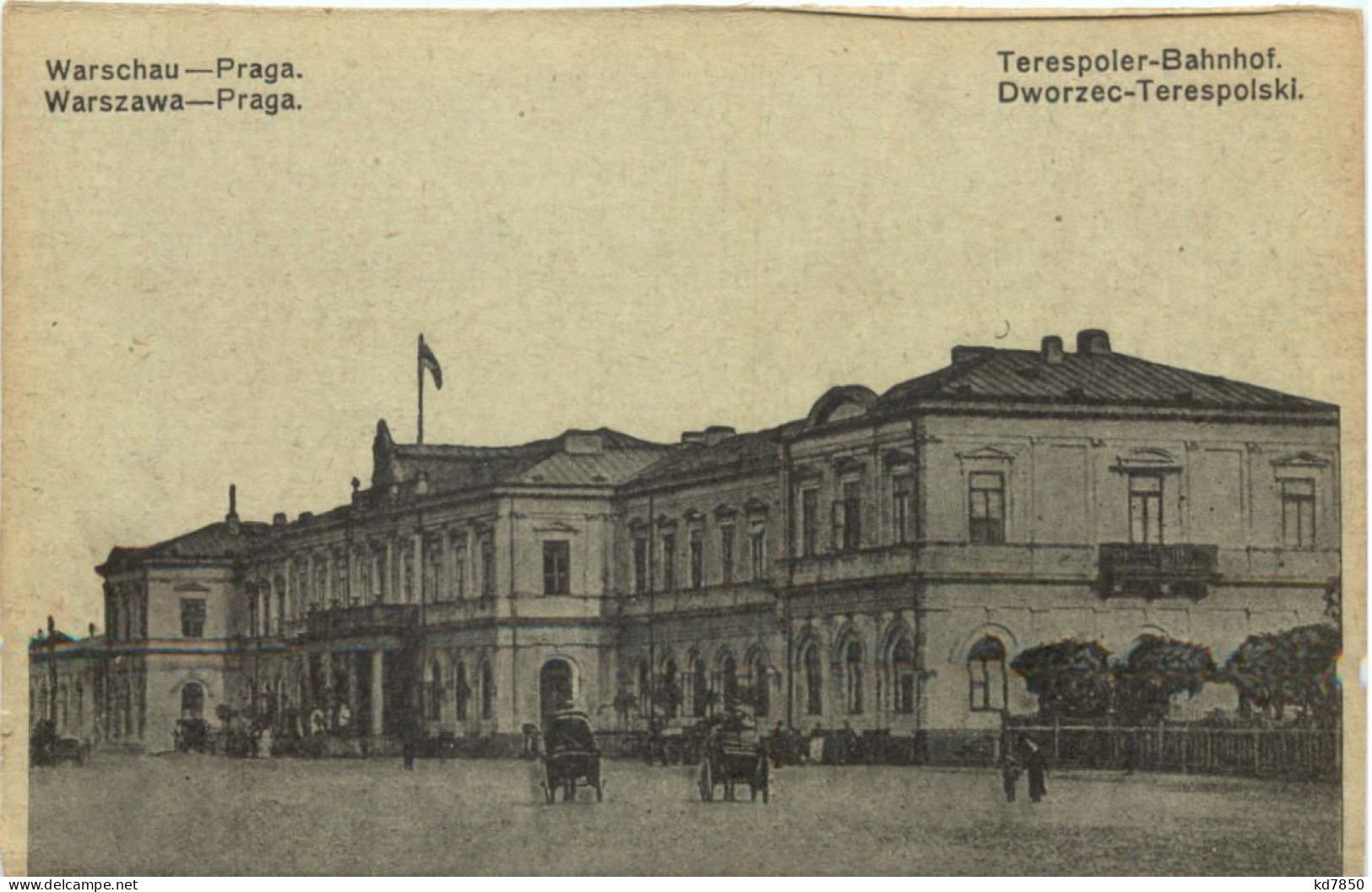 Warschau - Warszawa - Terespoler Bahnhof - Poland