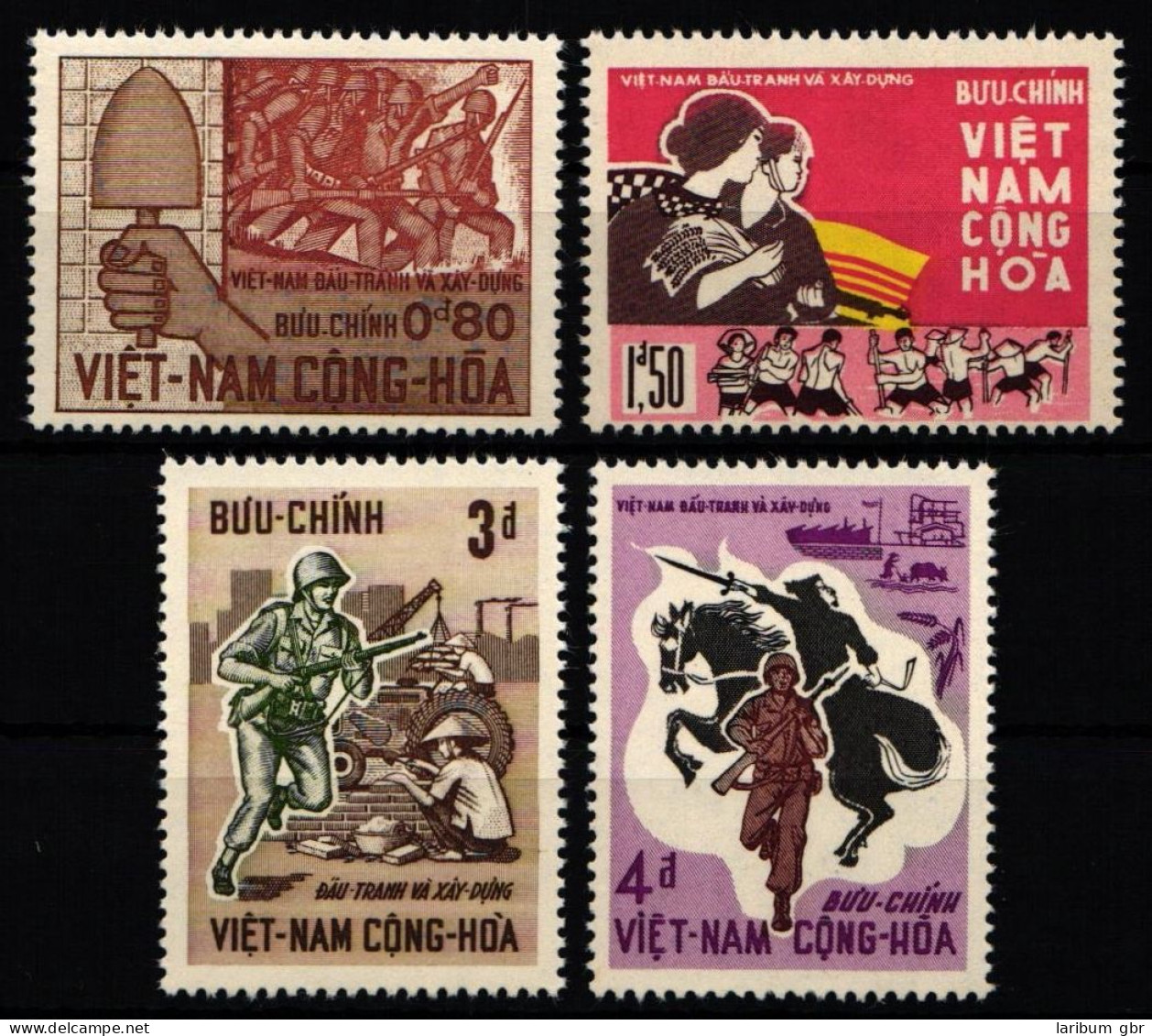 Vietnam Süd 371-374 Postfrisch #KY136 - Vietnam