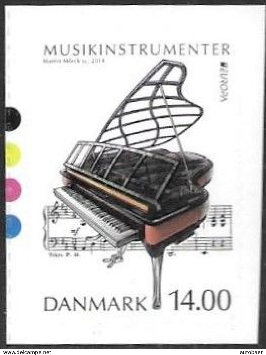 Denmark Danmark Dänemark 2014 Europa Cept Music Instruments Michel No. 1771 ** Neuf MNH Postfrisch - 2014