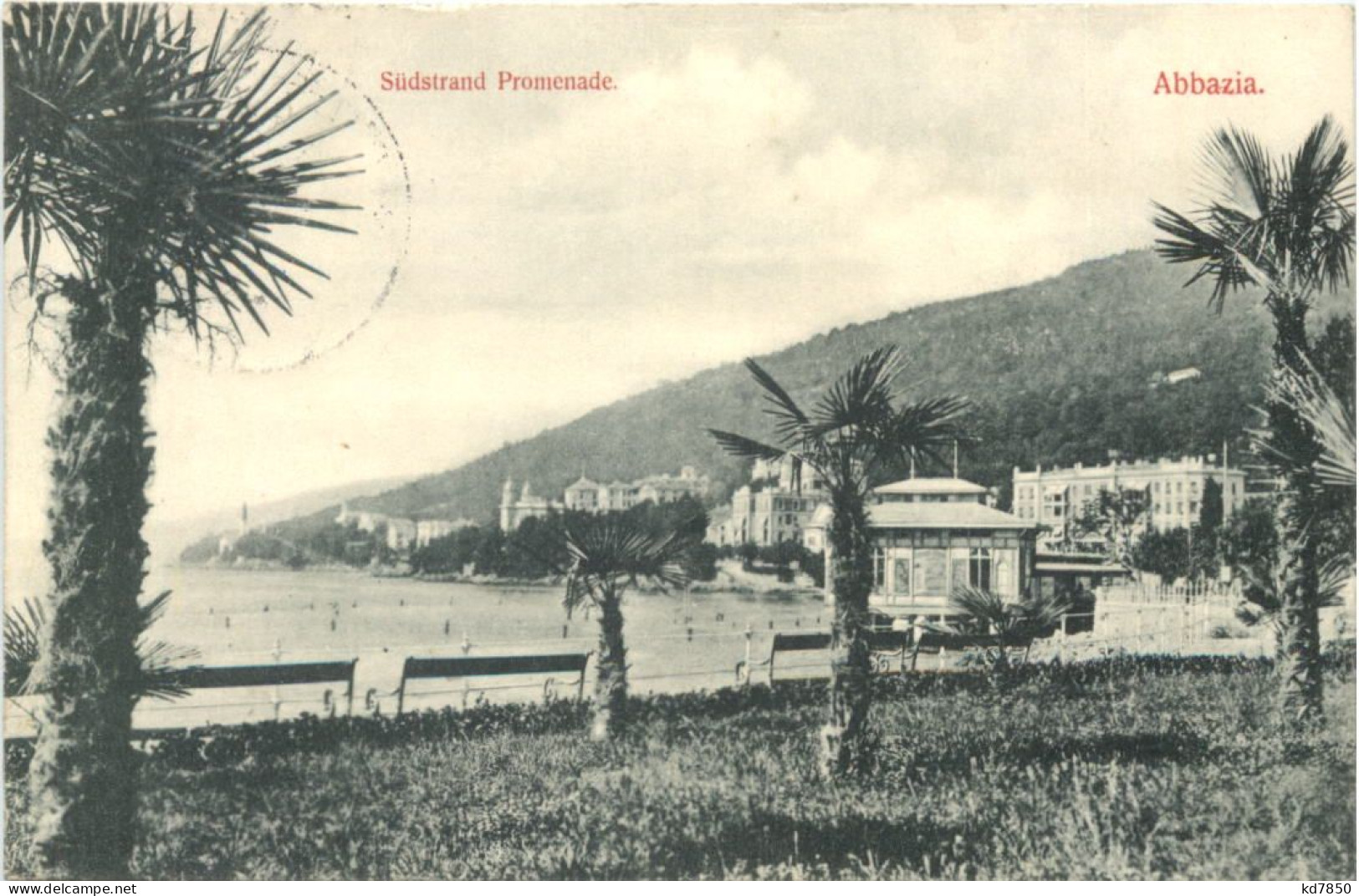 Abbazia - Südstrand Promenade - Kroatië