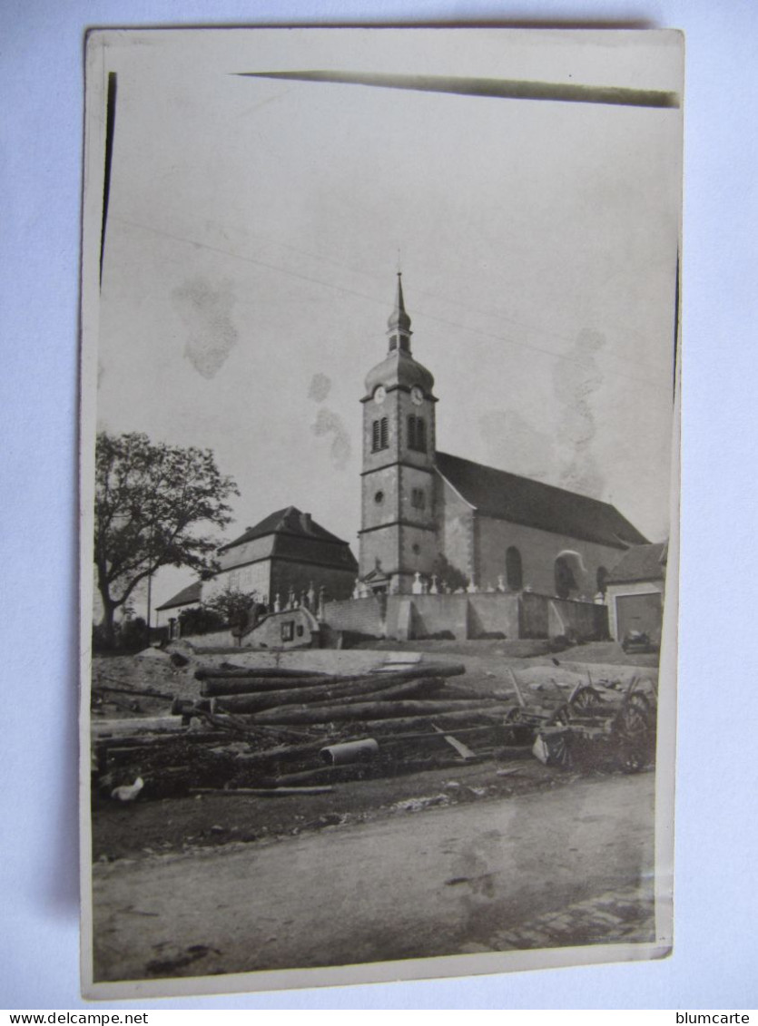 Carte Photo - HILSPRICH - L'EGLISE - Autres & Non Classés