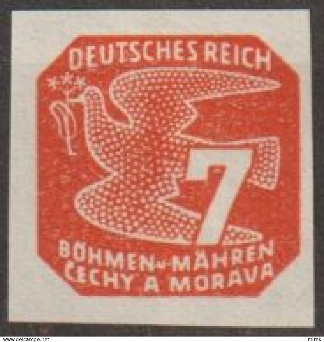 003/ Pof. NV 12, Orange - Unused Stamps