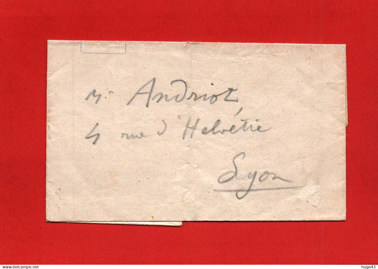 (RECTO / VERSO) PETITE ENVELOPPE DU 07/02/1917- CACHET TRESOR ET POSTES SECT. POSTAL 183 - Covers & Documents