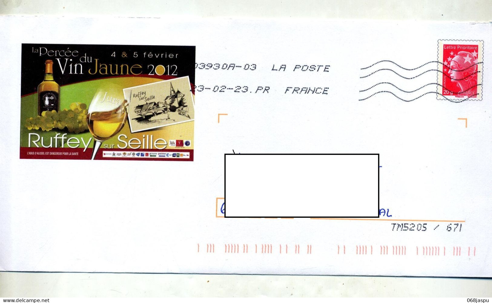 Pap Beaujard Flamme Chiffree Index PR Illustré Vin Jaune - Prêts-à-poster:Overprinting/Beaujard