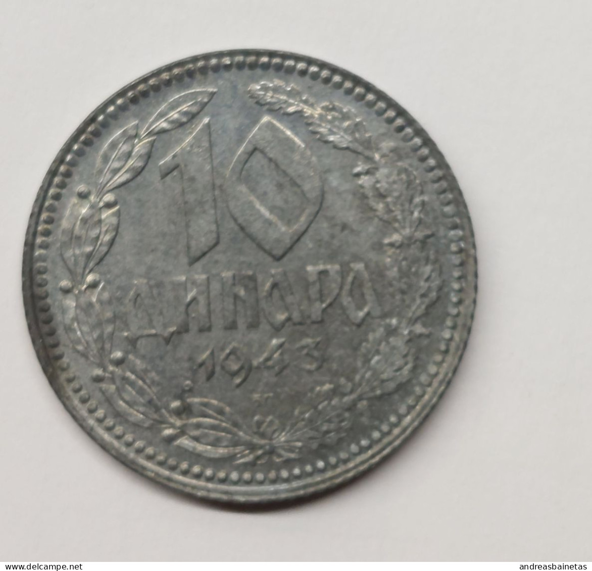 Coins Serbia 10 Dinara 1943 UNC - Servië