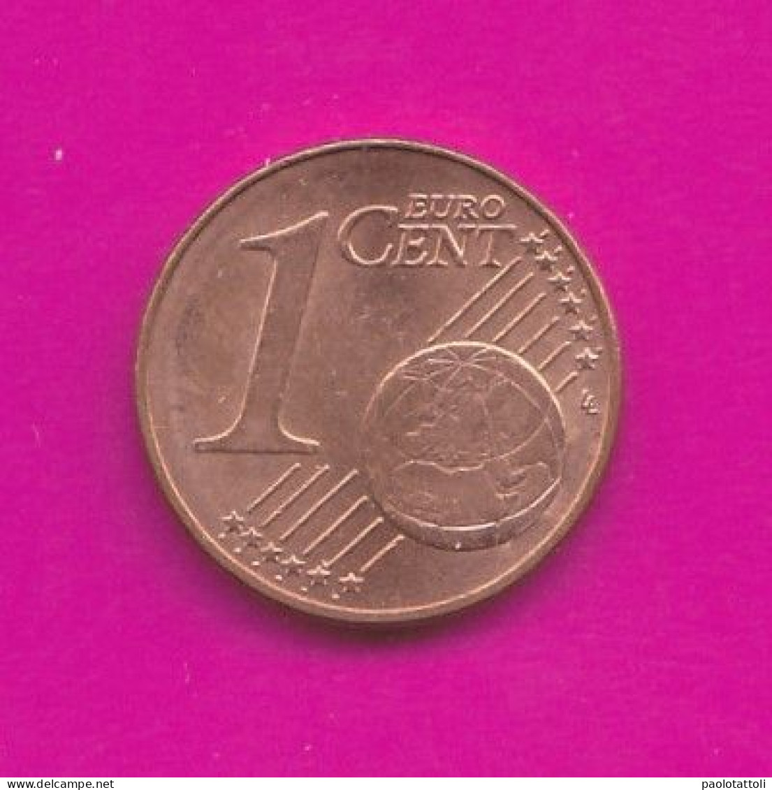 Germany, F 2018- 1 Euro Cent- Mint Of Stoccarda- Copper Plated Steel- Obverse Oak Leaf. Reverse Denomination- - Germany