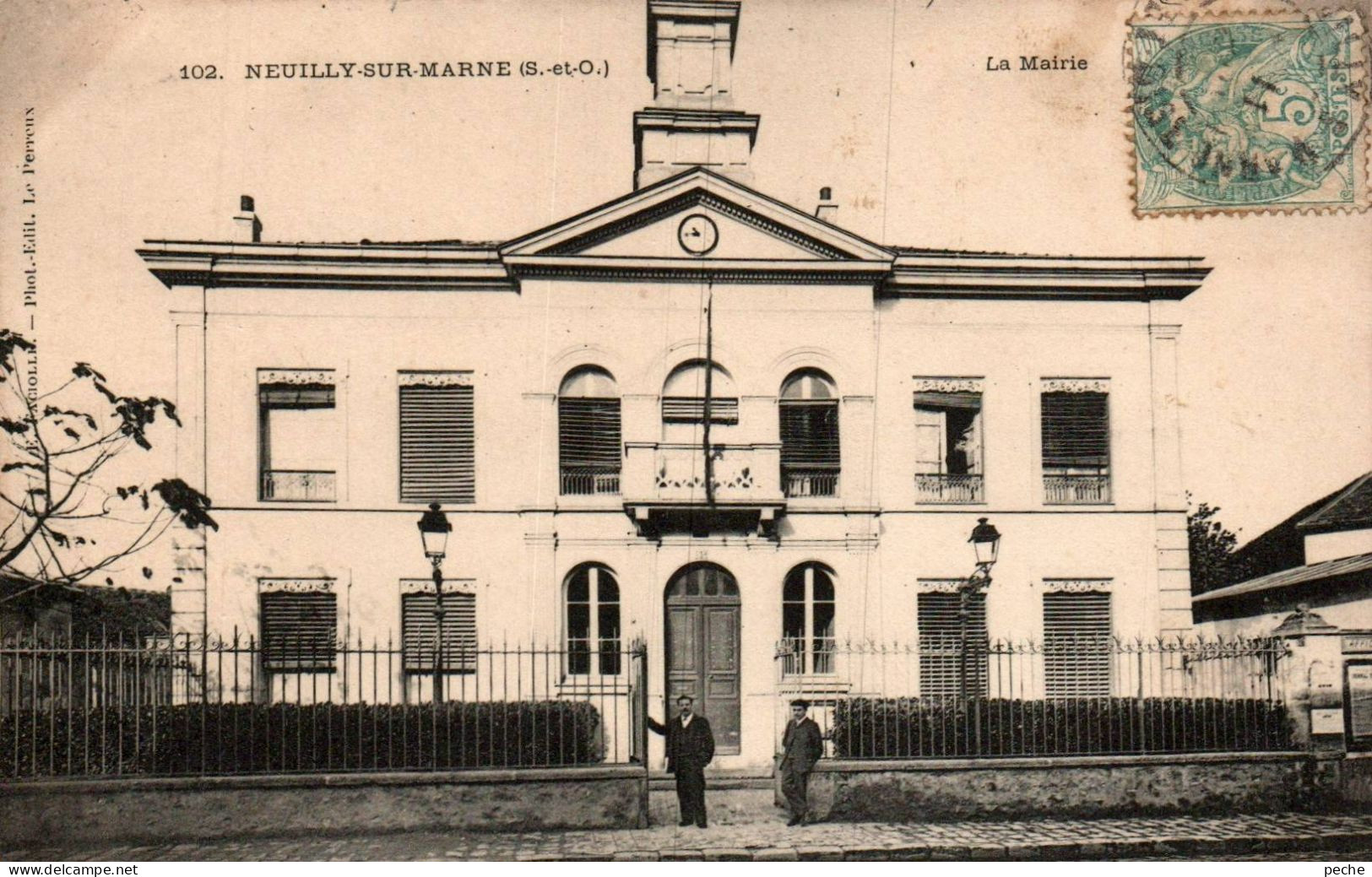 N°2429 W -cpa Neuilly Sur Marne -la Mairie- - Neuilly Sur Marne