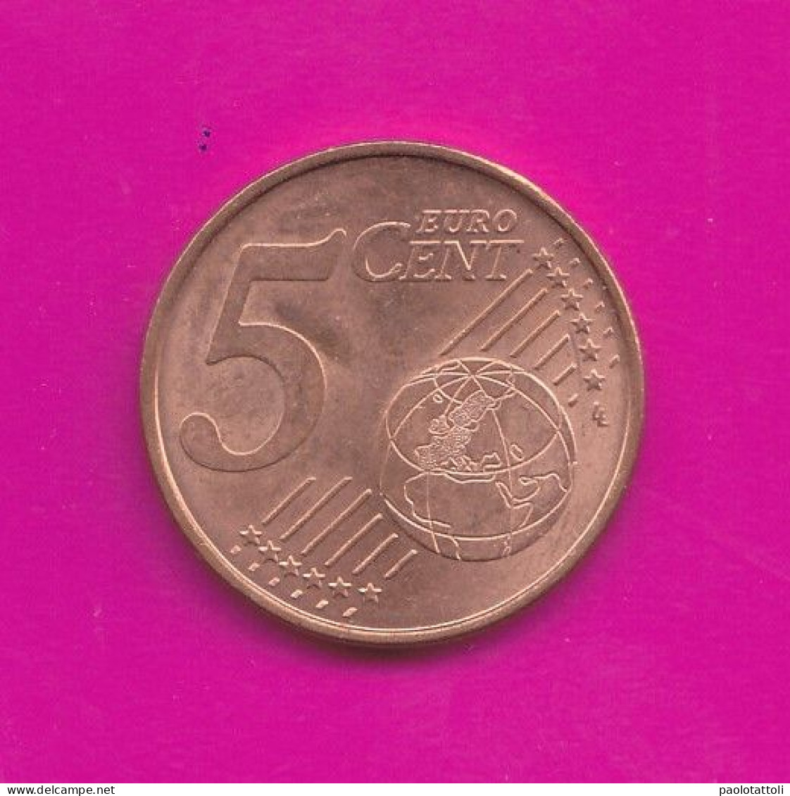 Germany, F 2021- 5 Euro Cent- Nickel Brass- Obverse Oak Leaf. Reverse Denomination- SPL, EF, SUP, VZ- - Duitsland