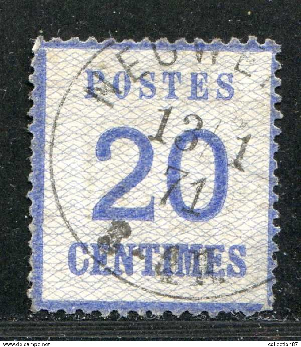 REF093 > FRANCE ALSACE LORRAINE < Yv N° 6 Ø Beau Cachet 1871 < Oblitéré Dos Visible - Used Ø - Gebruikt