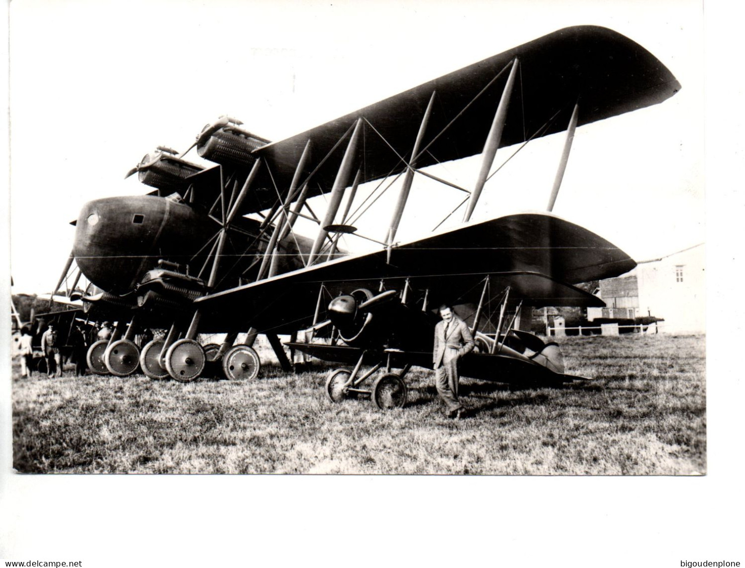 CP Aviation- Blériot Mammouth- Pub Transfusine Au Dos- - 1914-1918: 1. Weltkrieg