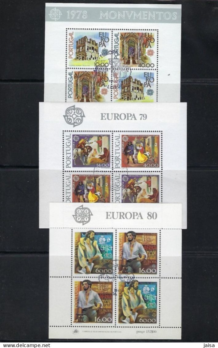 Portugal. Europa 1978, 1979 Y 1980. - Other & Unclassified