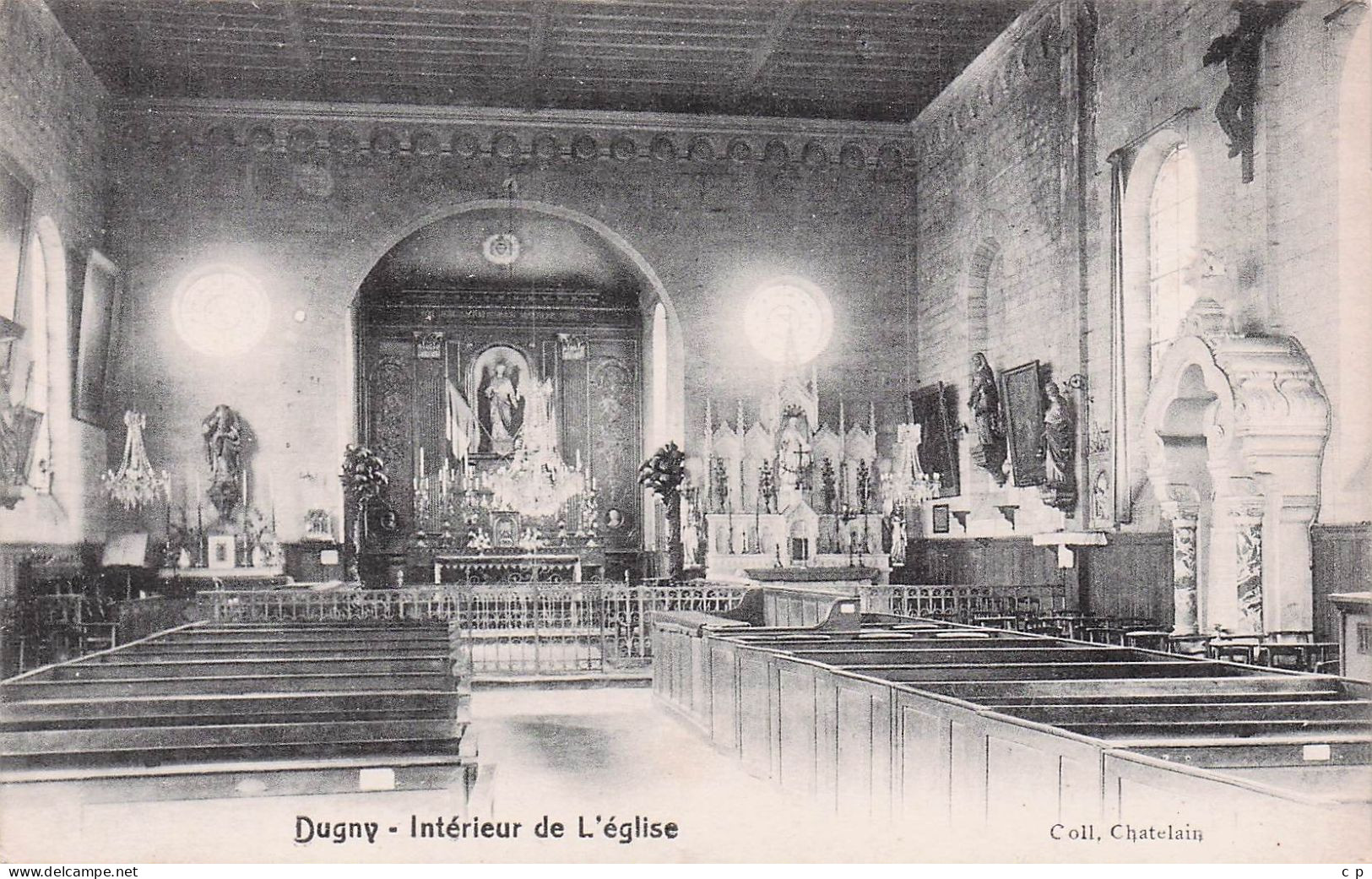 Dugny - Interieur De L'eglise - CPA °J - Dugny